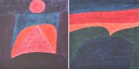 2 Large Carol Summers Abstract Woodcut Prints - Sold for $1,170 on 05-25-2019 (Lot 110).jpg